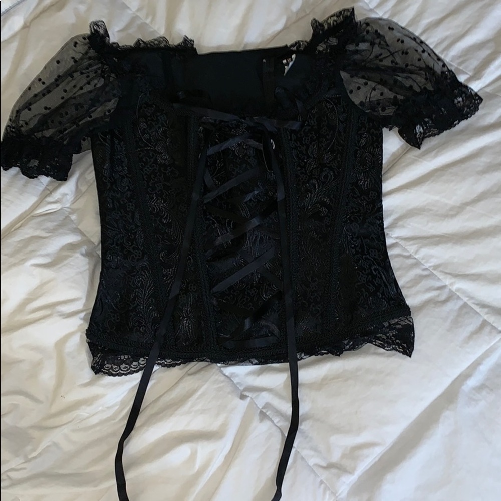 NEW Black Corset